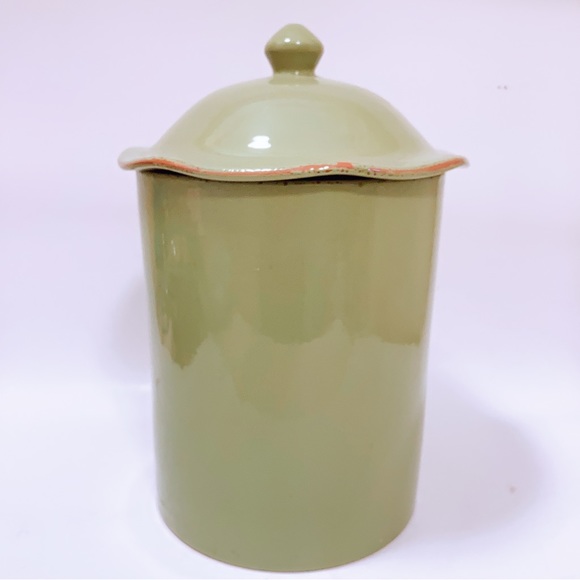 Large Canister & Lid Cucina Fresca by VIETRI (ITALY)